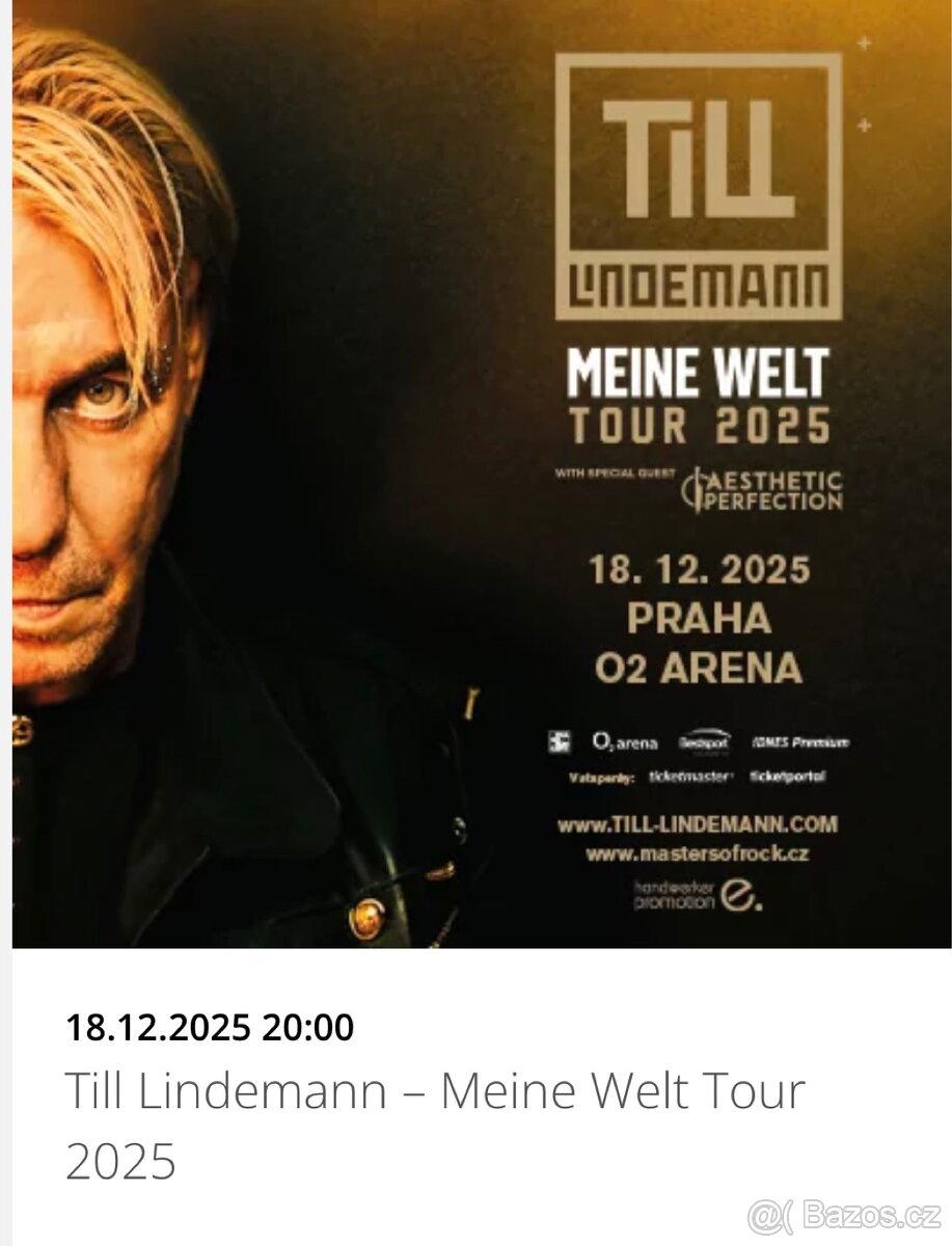 Till Lindemann – Meine Welt Tour 2025