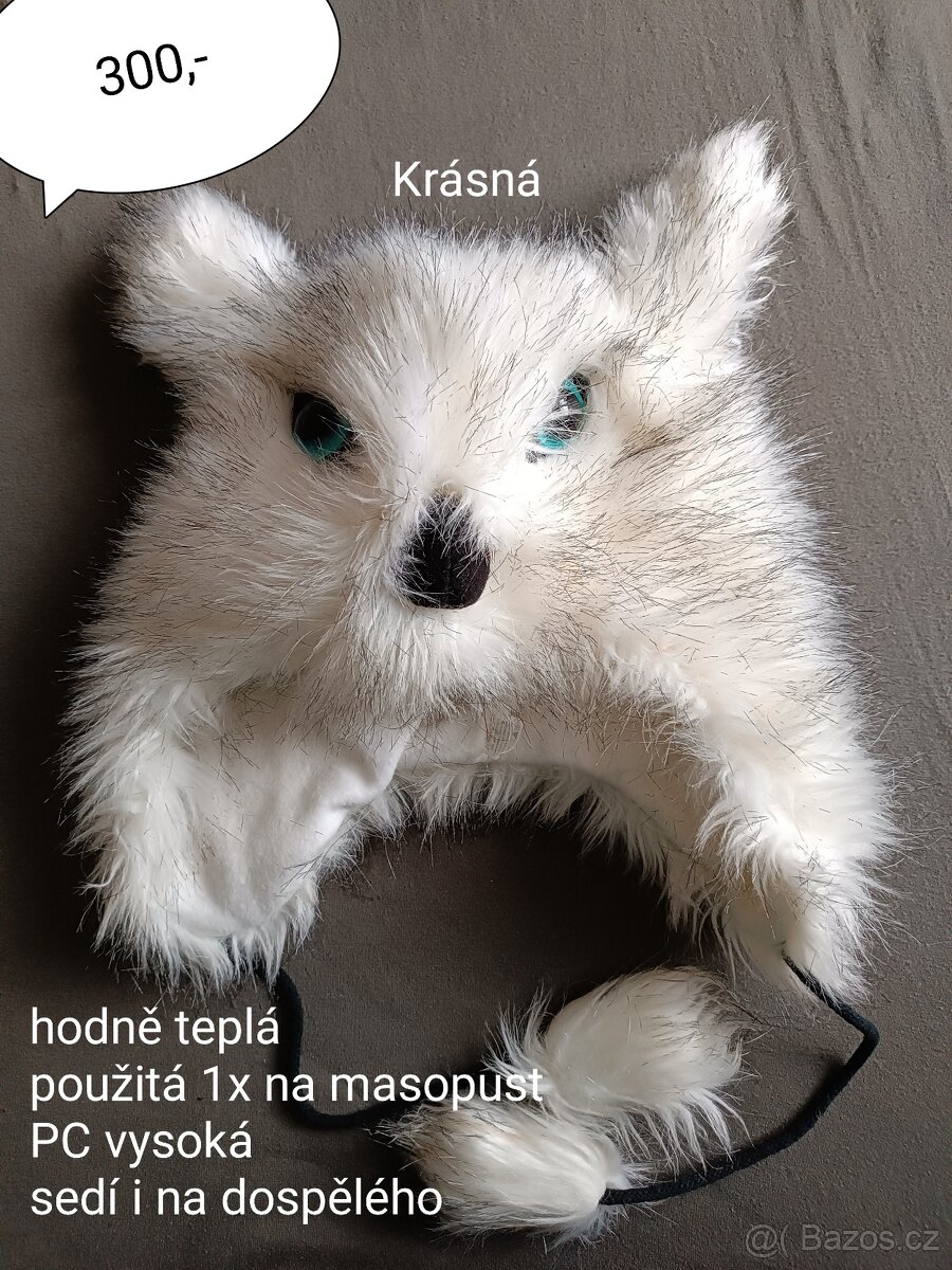 Čepice zimní 2x