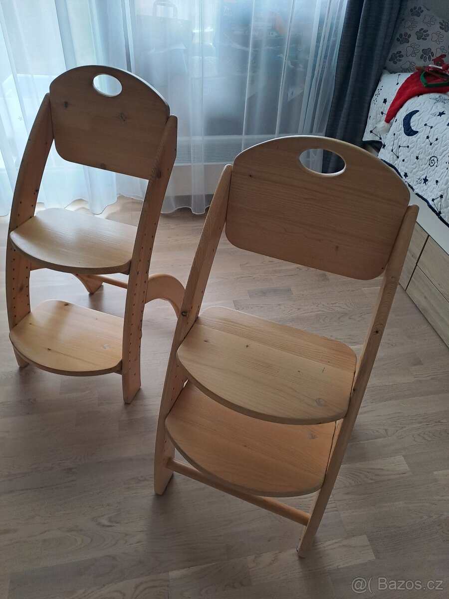 Dětská rostoucí židle 2 x