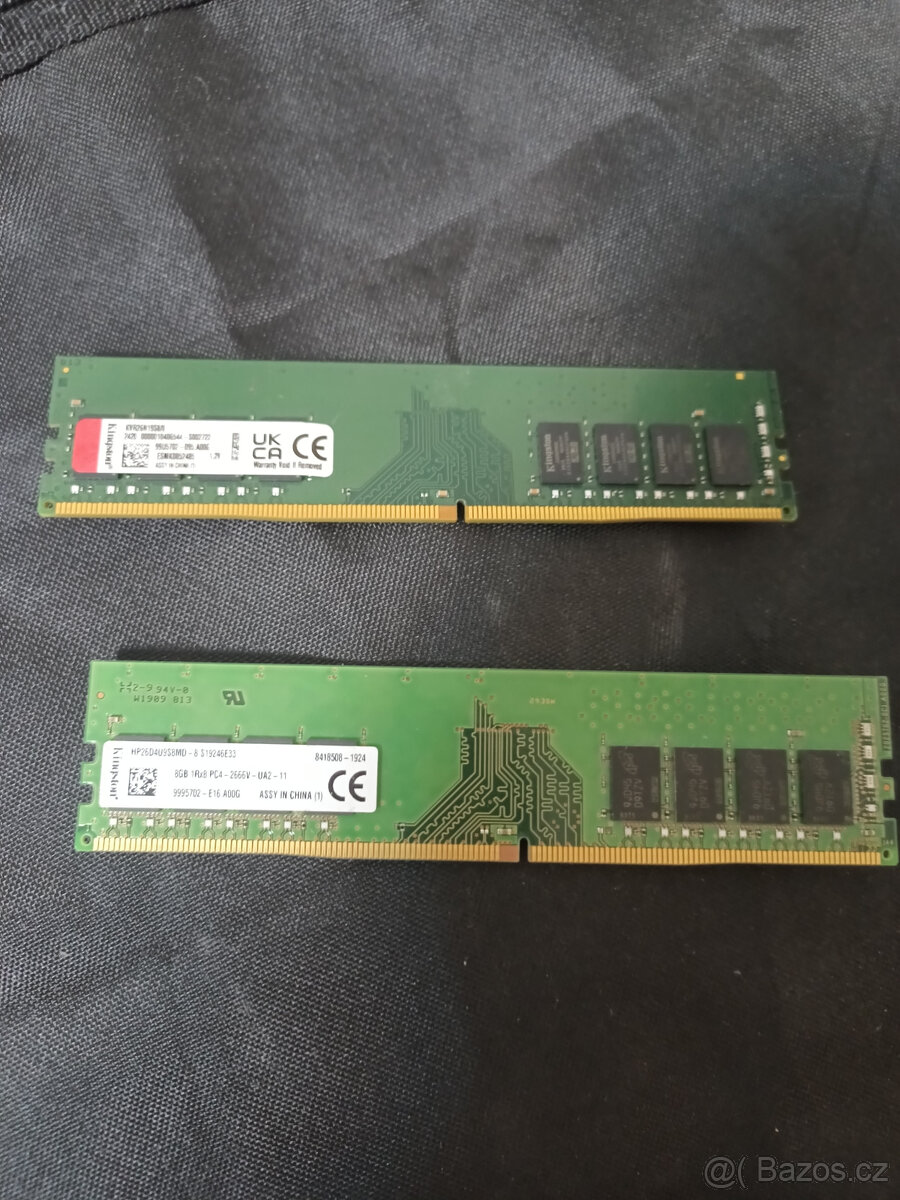 Kingston 16 gb RAM - Ne pro B550 a novější