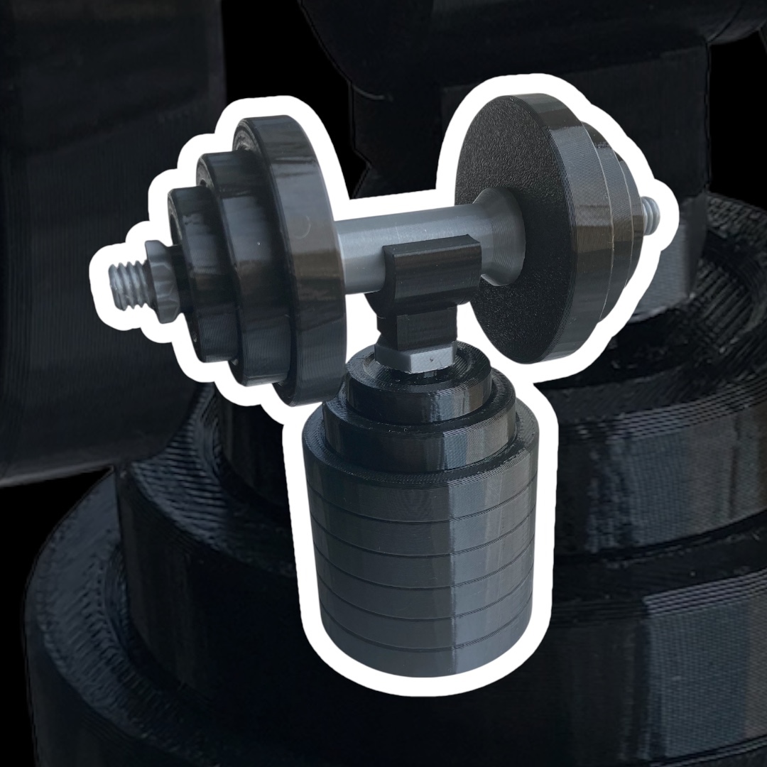 Krytka na tažné zařízení ve tvaru činky