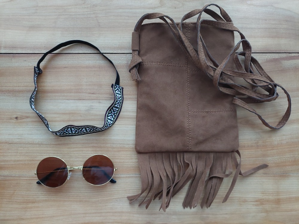 Nová hippies hippie sada pro ženy a dívky - SLEVA