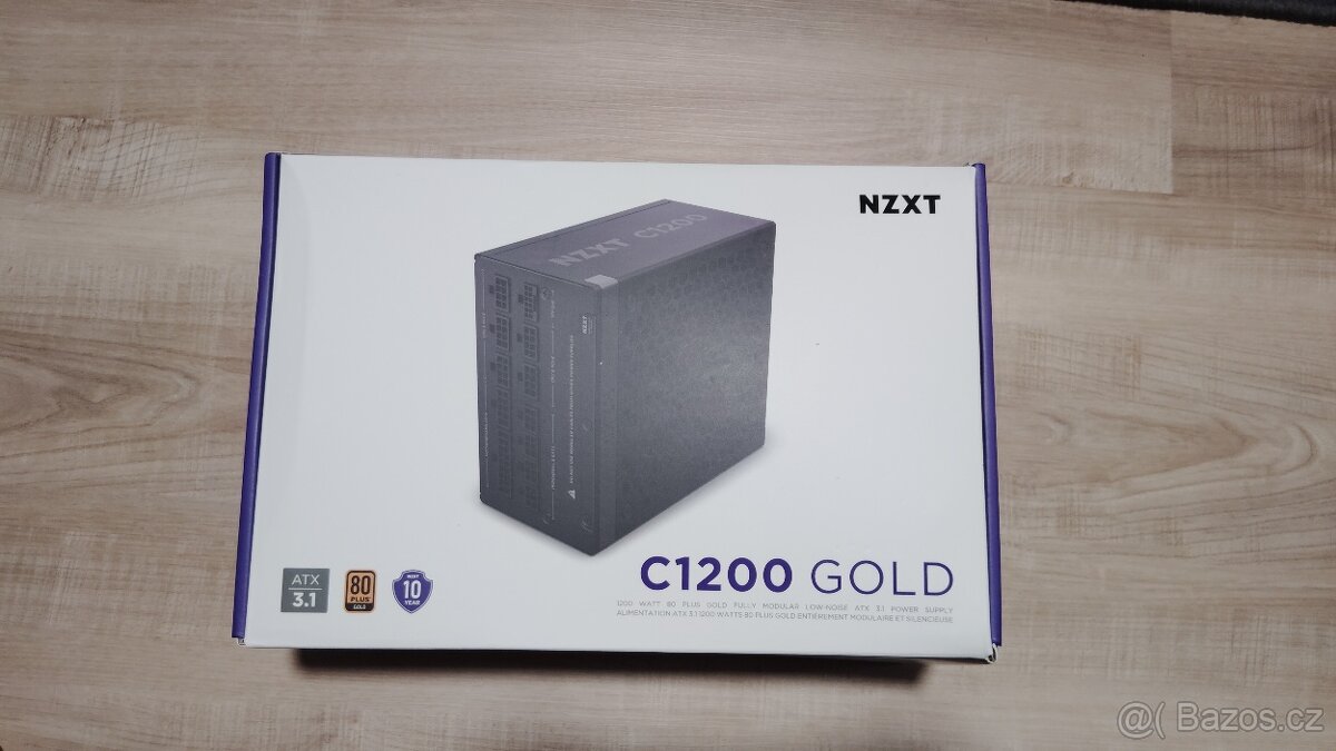 Prodám zdroj NZXT C1200 (1200 W, 80+ Gold).