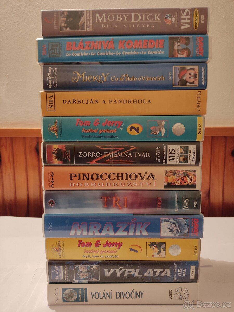 VHS kazety – (SET 2)