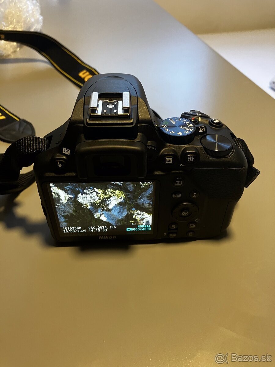 Fotoaparát Nikon D3500 a objektív Nikon 70-300mm
