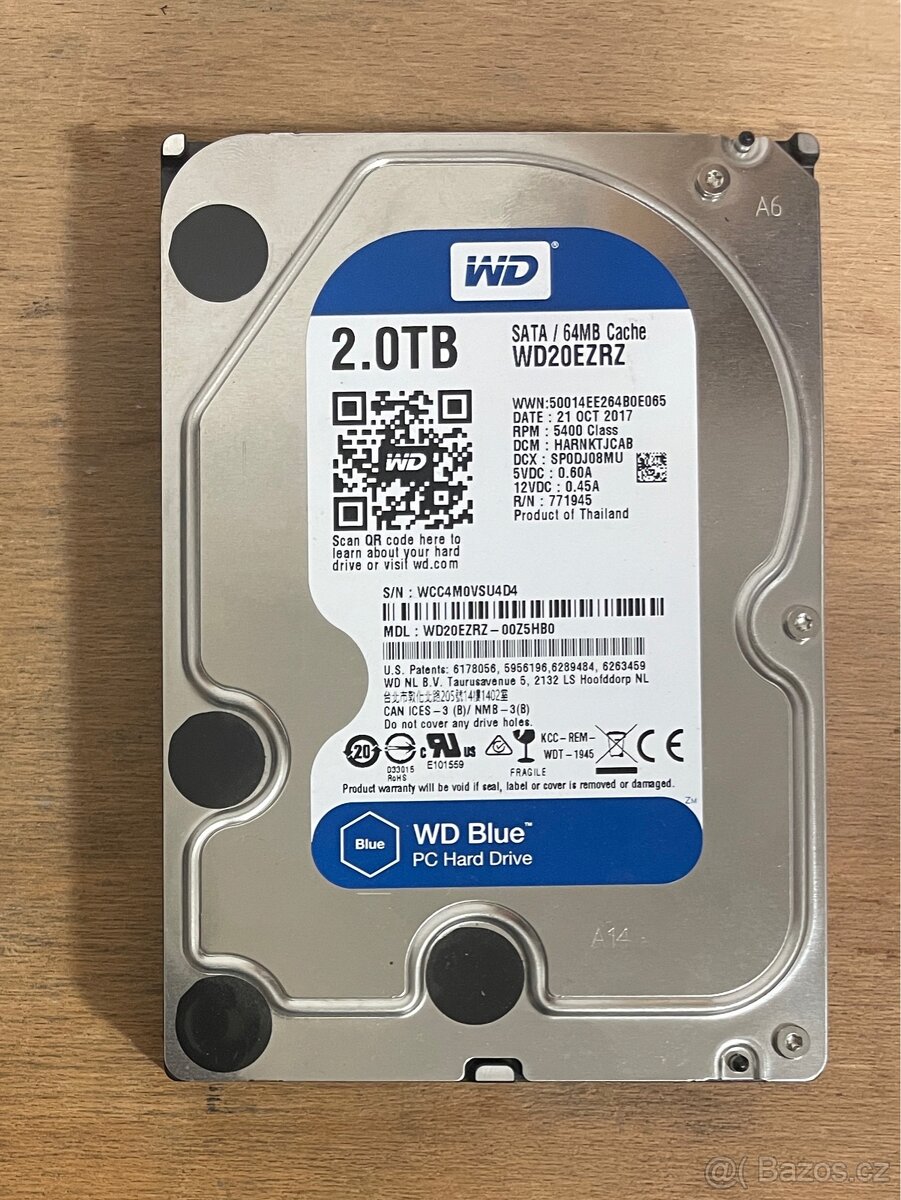 Disk - WD 2TB HDD SATA