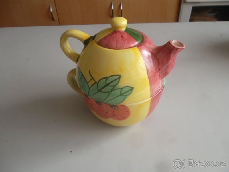 Porcelánová čajová souprava 3 ks