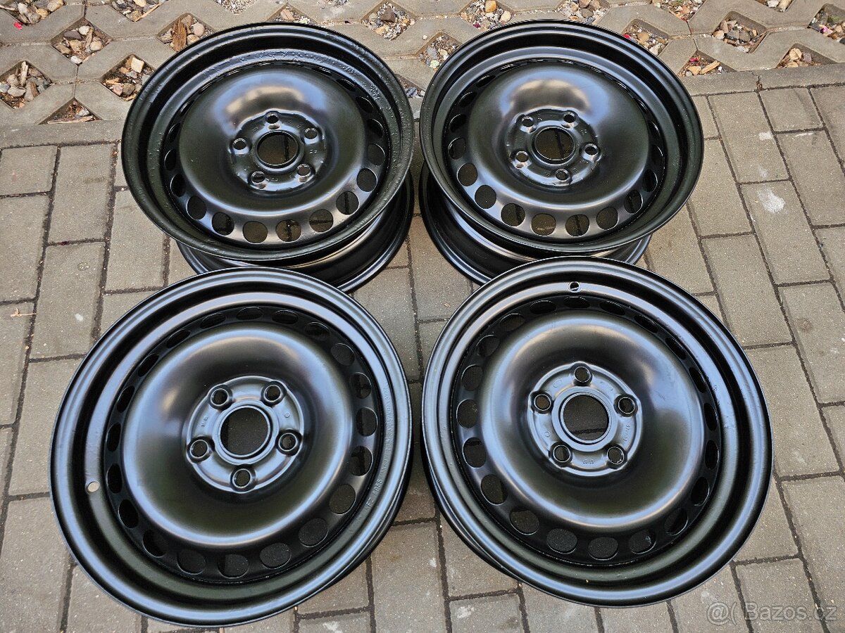 Plechové disky 15" 5x112 Audi A4 A6 R15 VW Passat B5