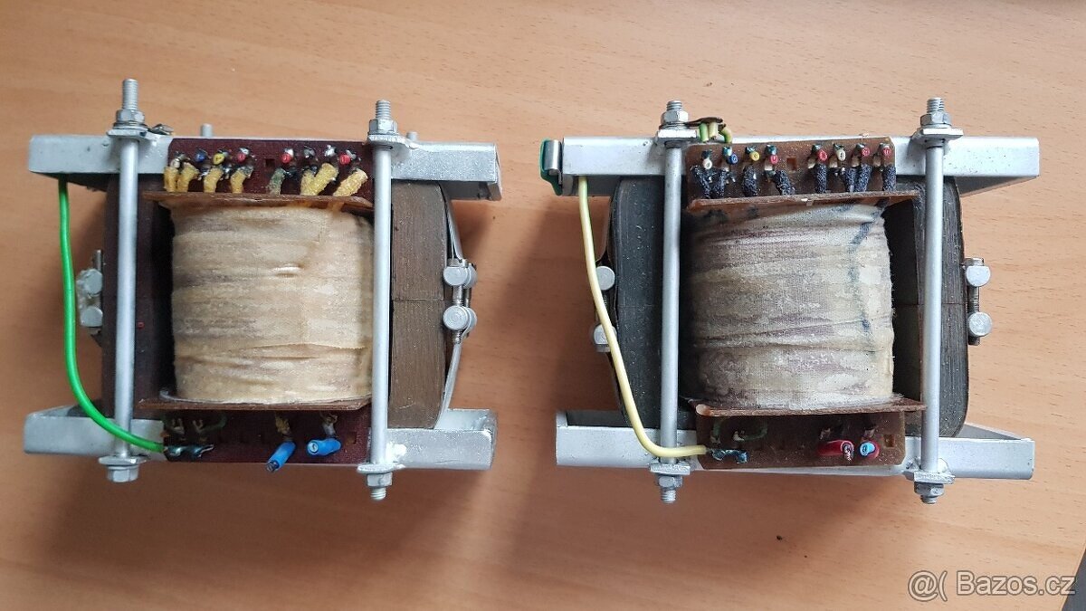 Transformátory na zesilovač 2 x 250W