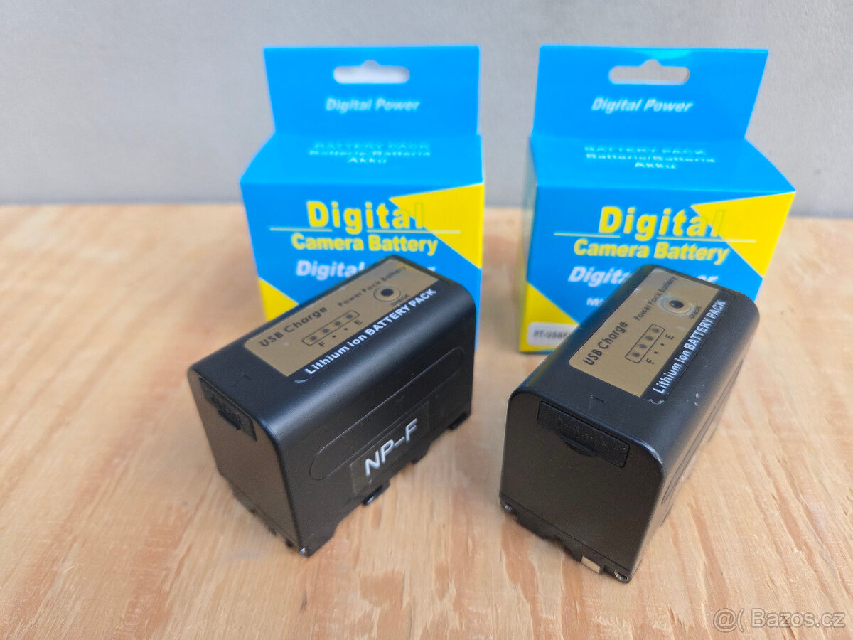 2ks baterie pro NP-F750 a NP-F770 7,2V, 5200mAh
