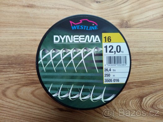 Šnůra Dyneema 0,16mm- 250M