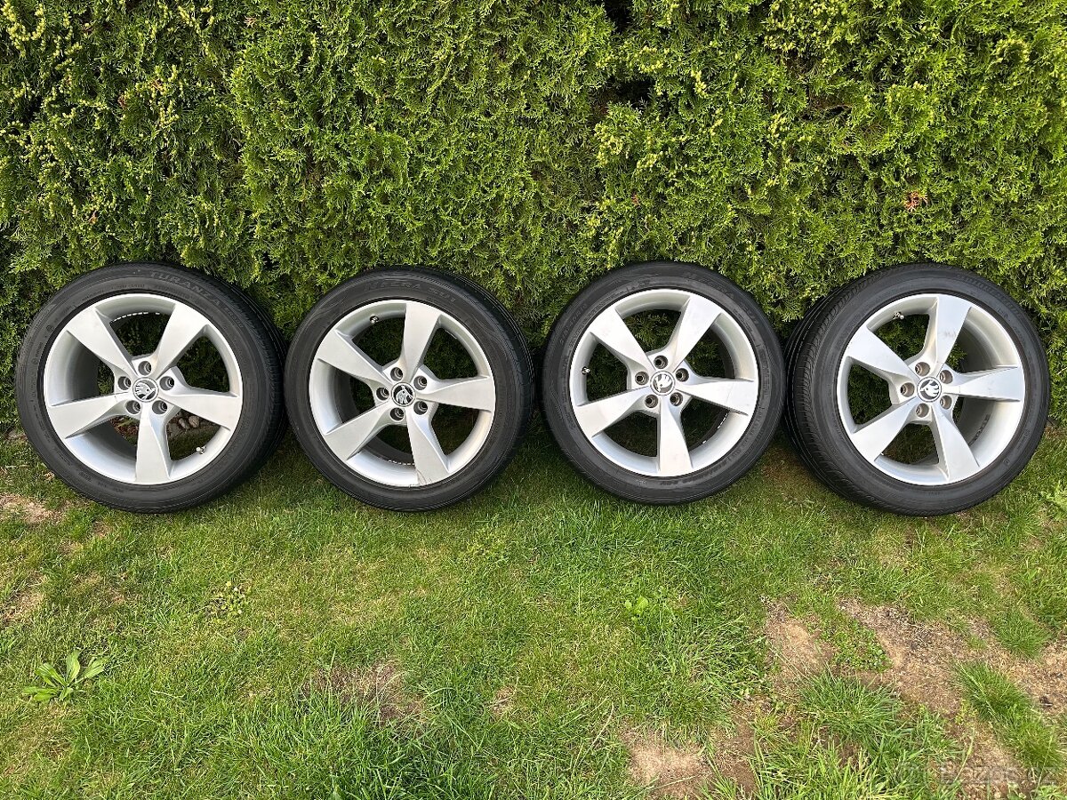 Kola Škoda Rapid Fabia Dione s pneu 215/45 r16