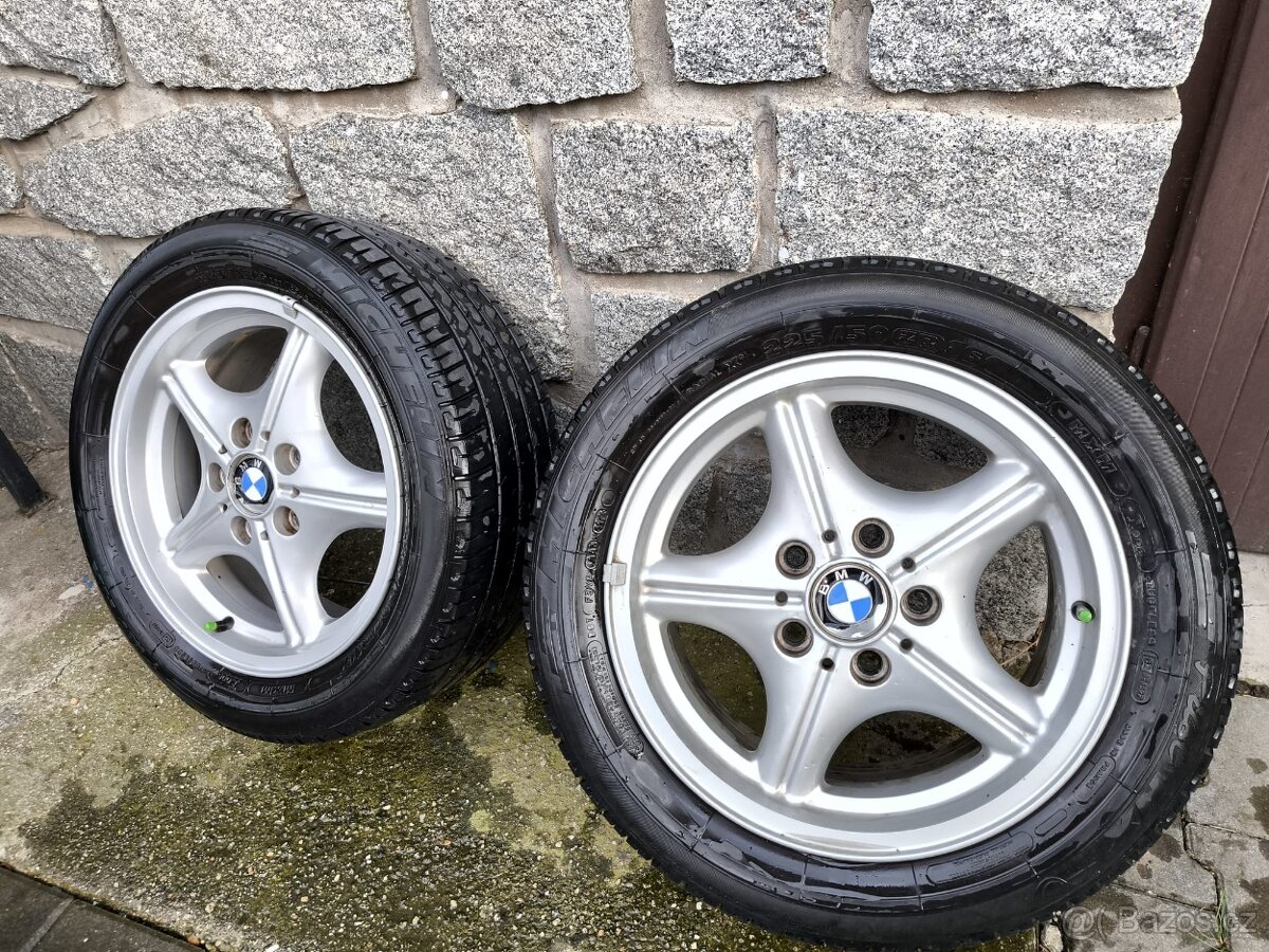Prodám hliníkové disky, kola BMW + pneu Mischelin