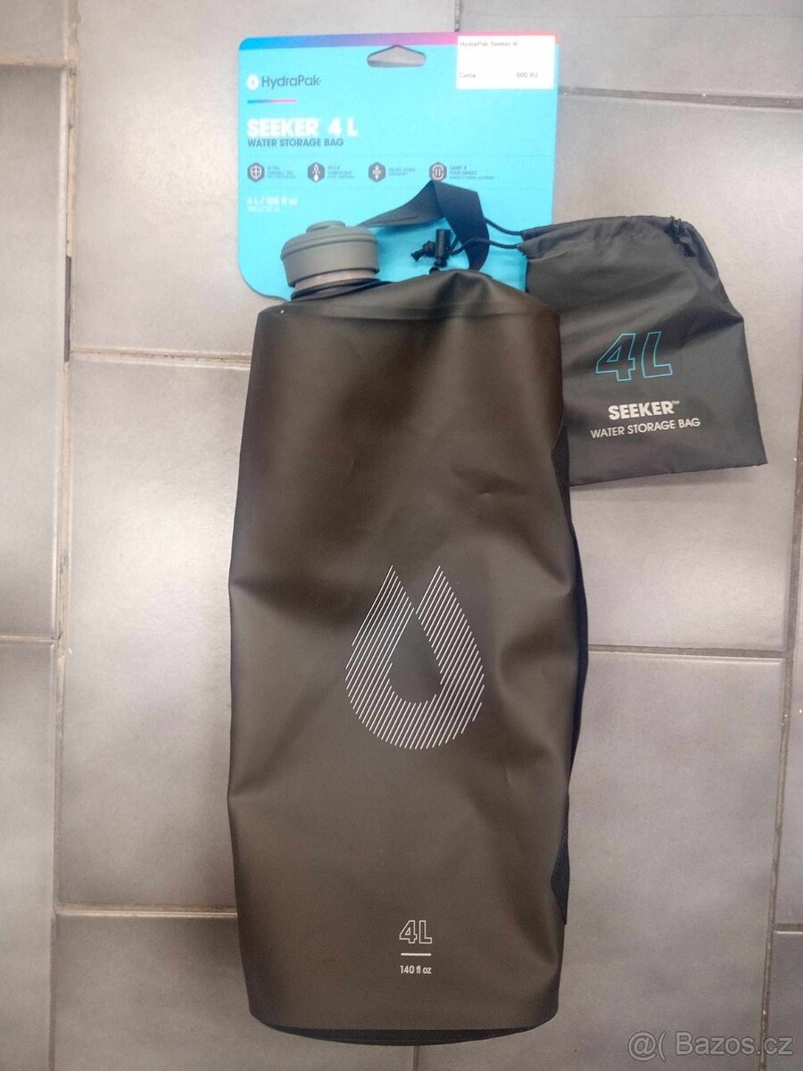 Nezničitelný vak na vodu Hydrapak Seeker 4l