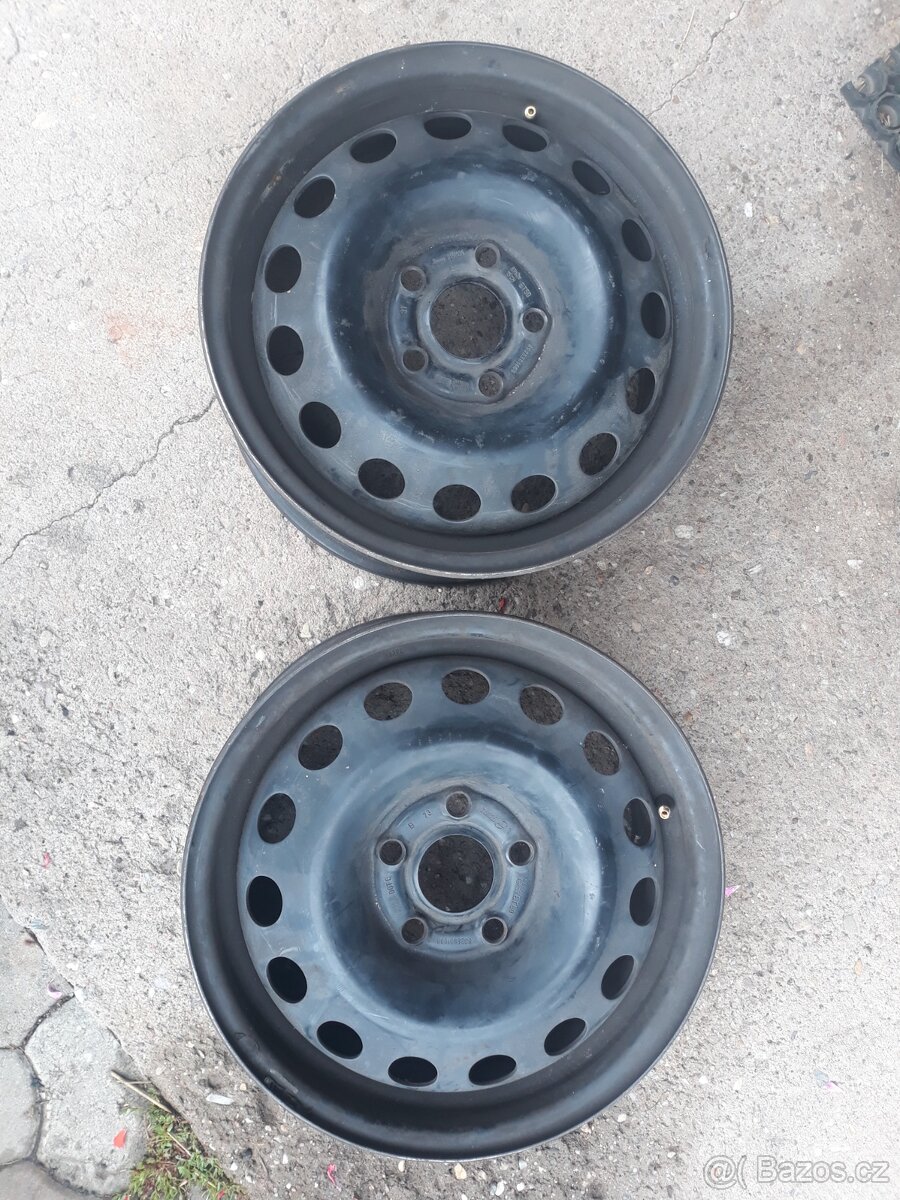 2ks plechových rafků 5x108 renault laguna