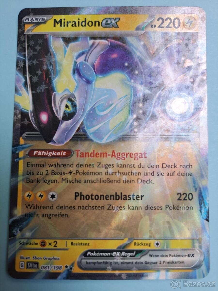 Pokemon karta "Miraidon ex" (81/198) - Scarlet & Violet