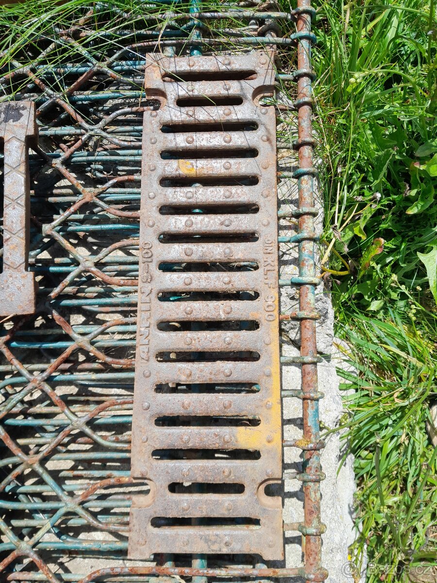 Litinový rošt, můstkový rošt 500 x 150 mm, 1 ks