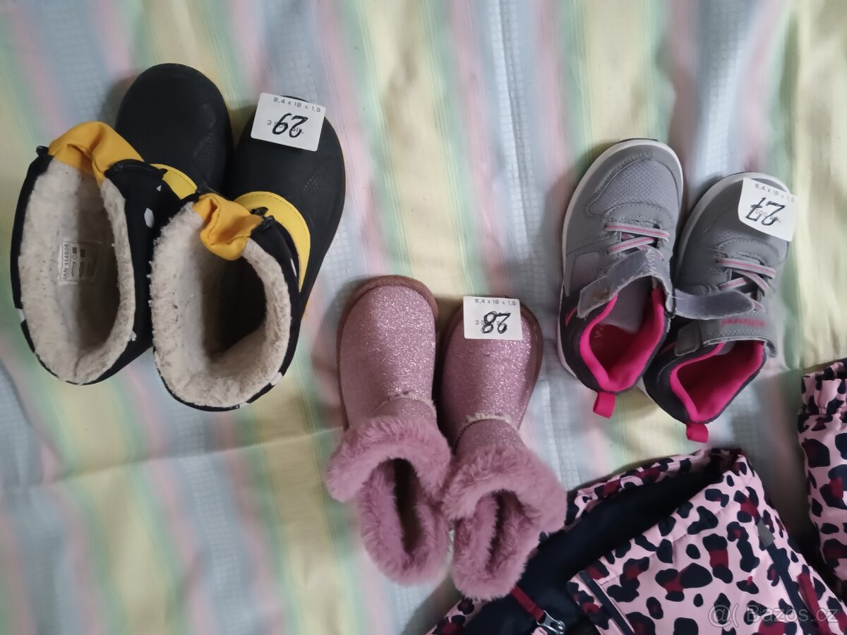 Dětská obuv 27, 28, 29  od 50,-Kč do 100,-Kč