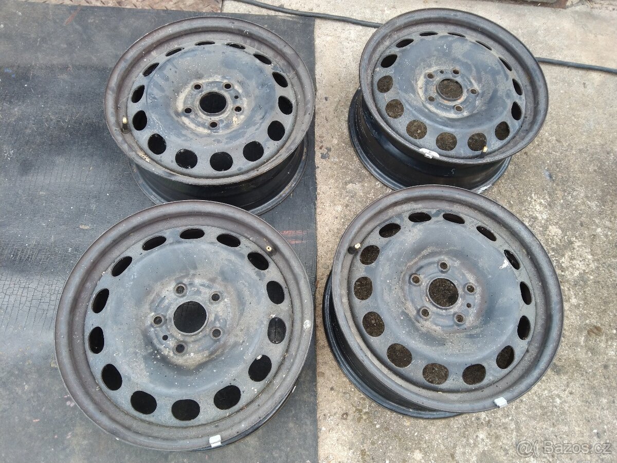Škoda VW plechové disky 6,5x16 ET50 5x112