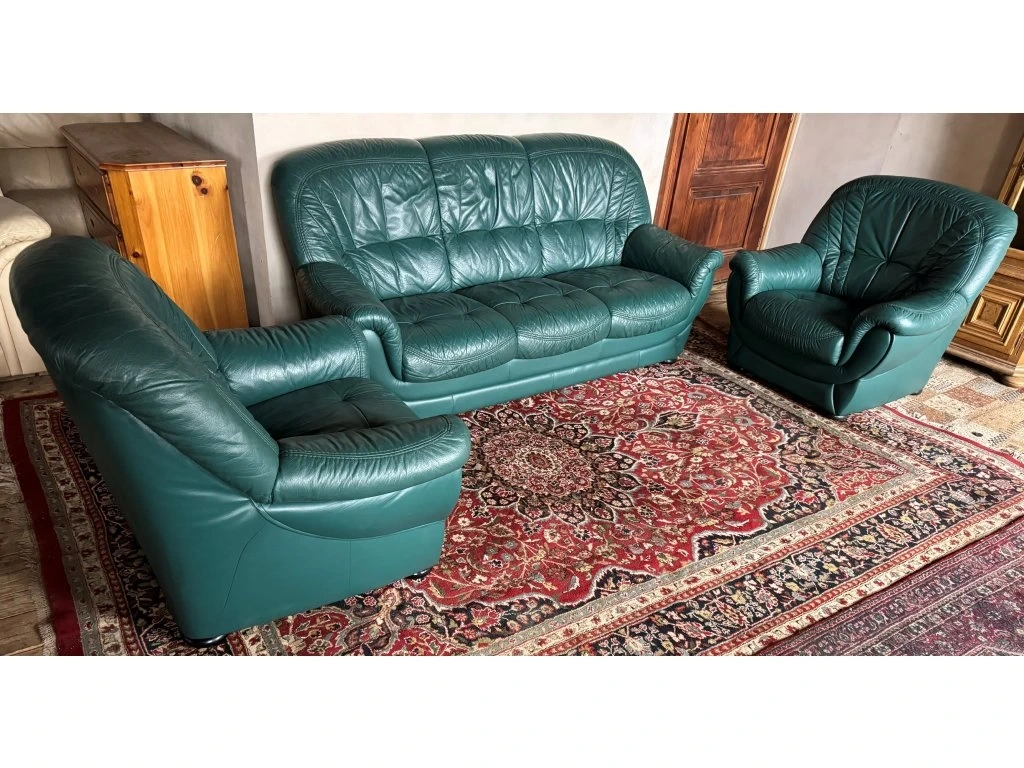 Luxusní kožená sedací souprava 3+1+1,2999