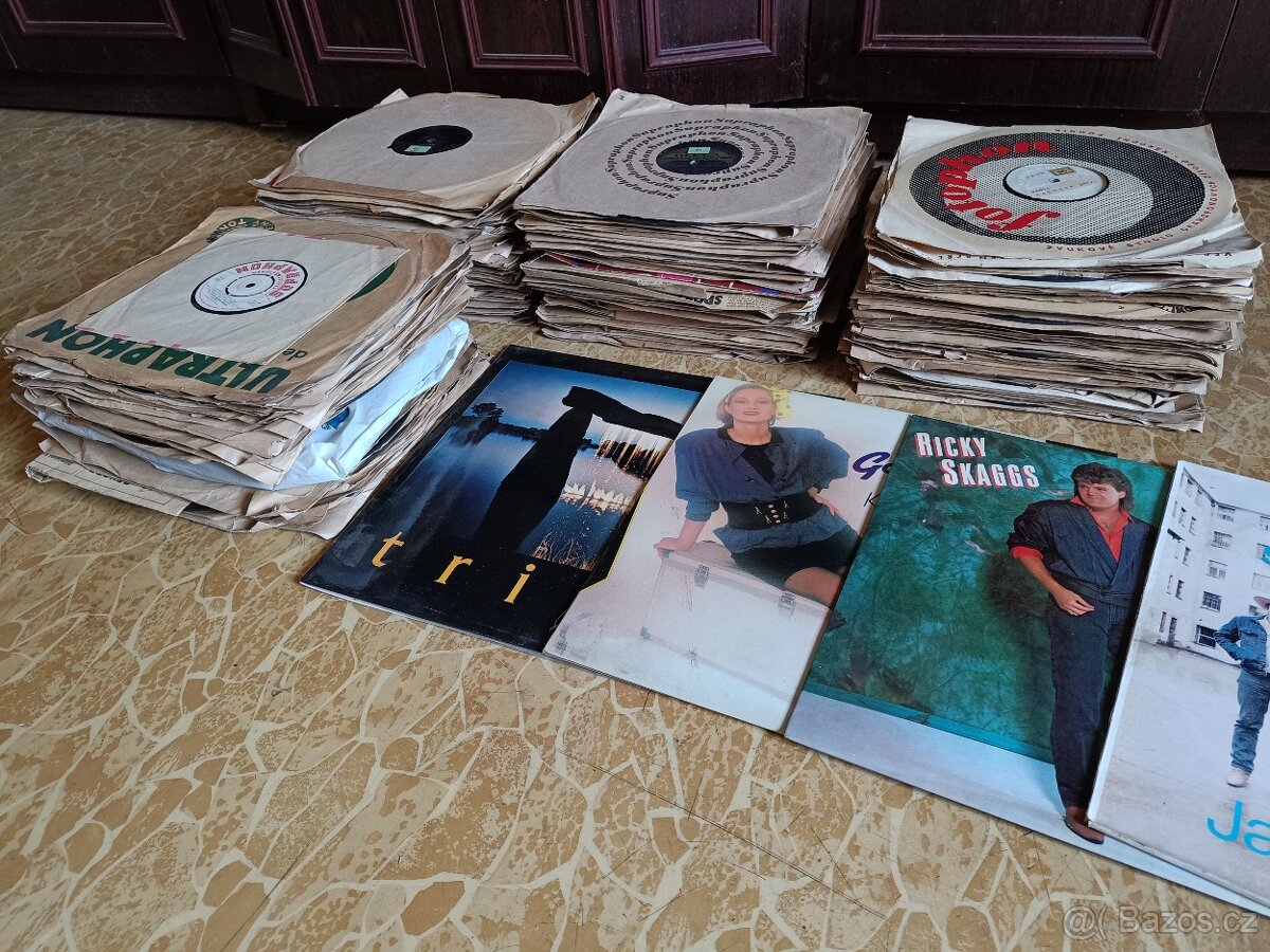 Staré gramofonové desky, 197 ks