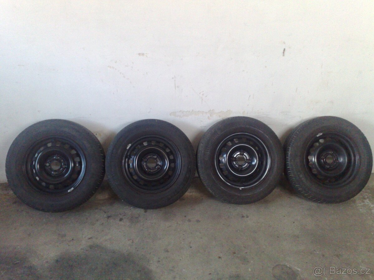 Obutá kola s letním pneu 175/70/14 - Opel-4x100