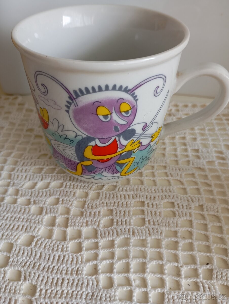 Retro dětský hrnek Czechoslovakia,