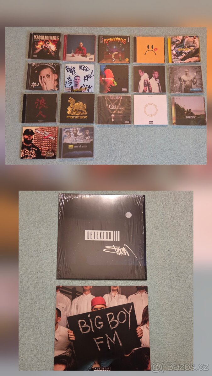 Prodám několik rap cd´s + 2 vinyly