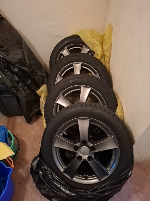 Dezent 16" 4x Alu kola + TPMS + zimní pneu