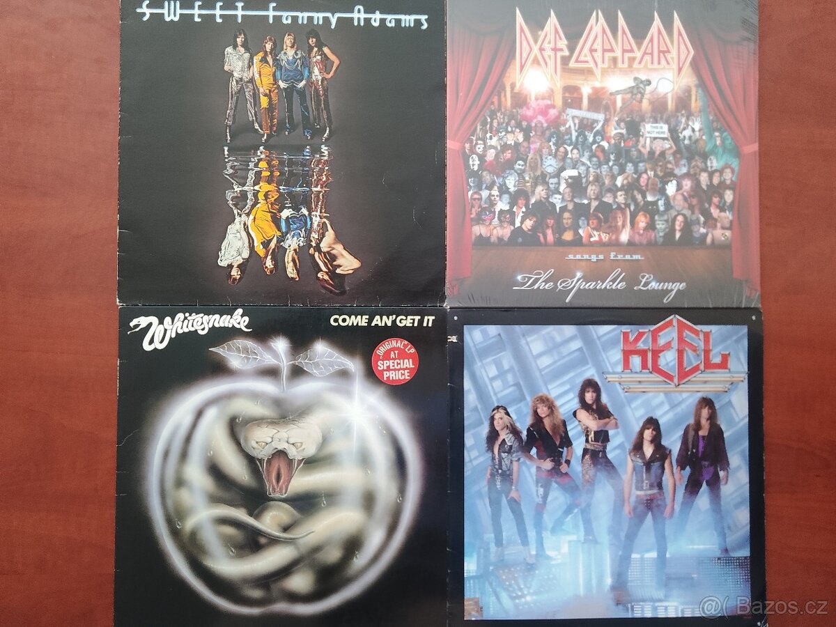 PRODÁM MIX LP- SWEET,DEF LEPPARD,WHITESNAKE..