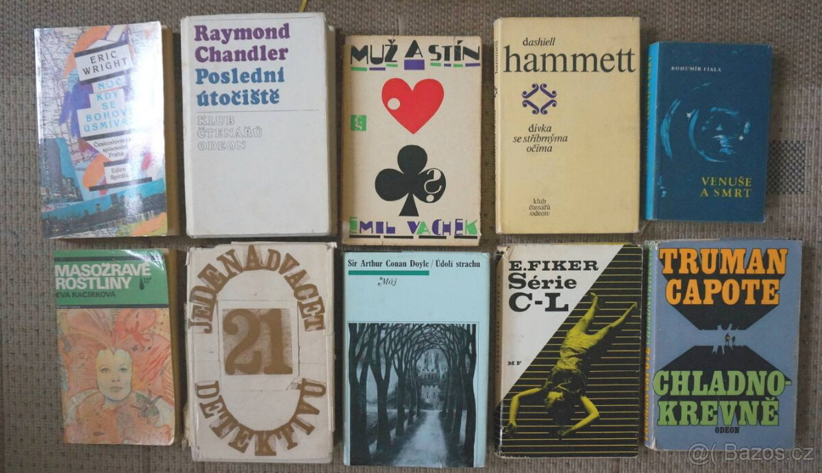 9 ks - Detektivky  - sada  č. 4