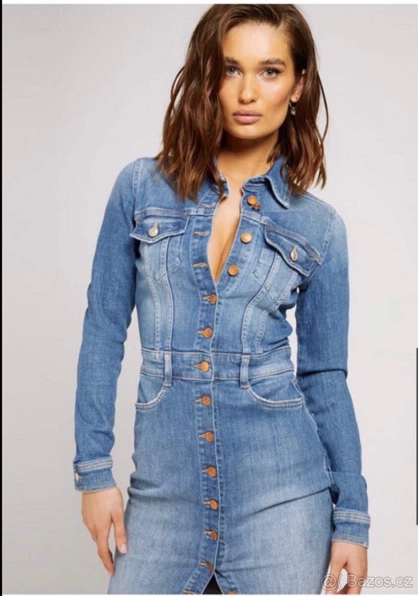 Džínové šaty Guess