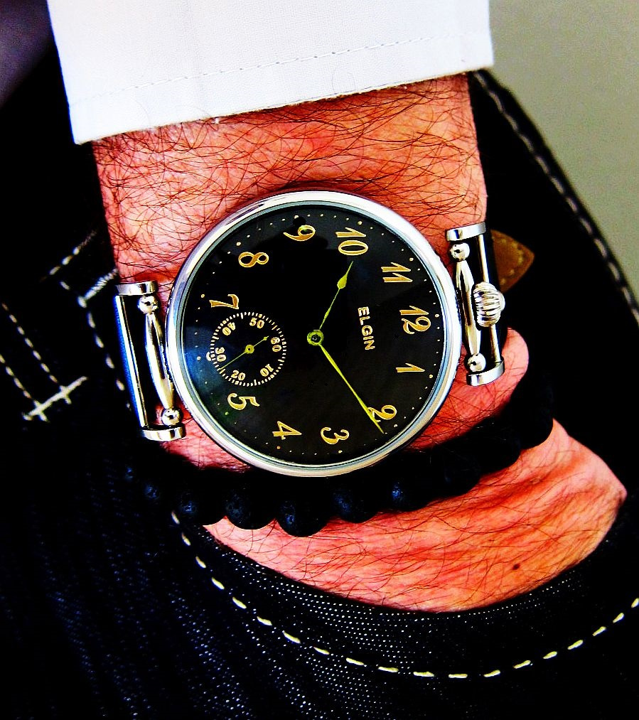 ELGIN 1900 luxusní americké náramkové / kapesní hodinky