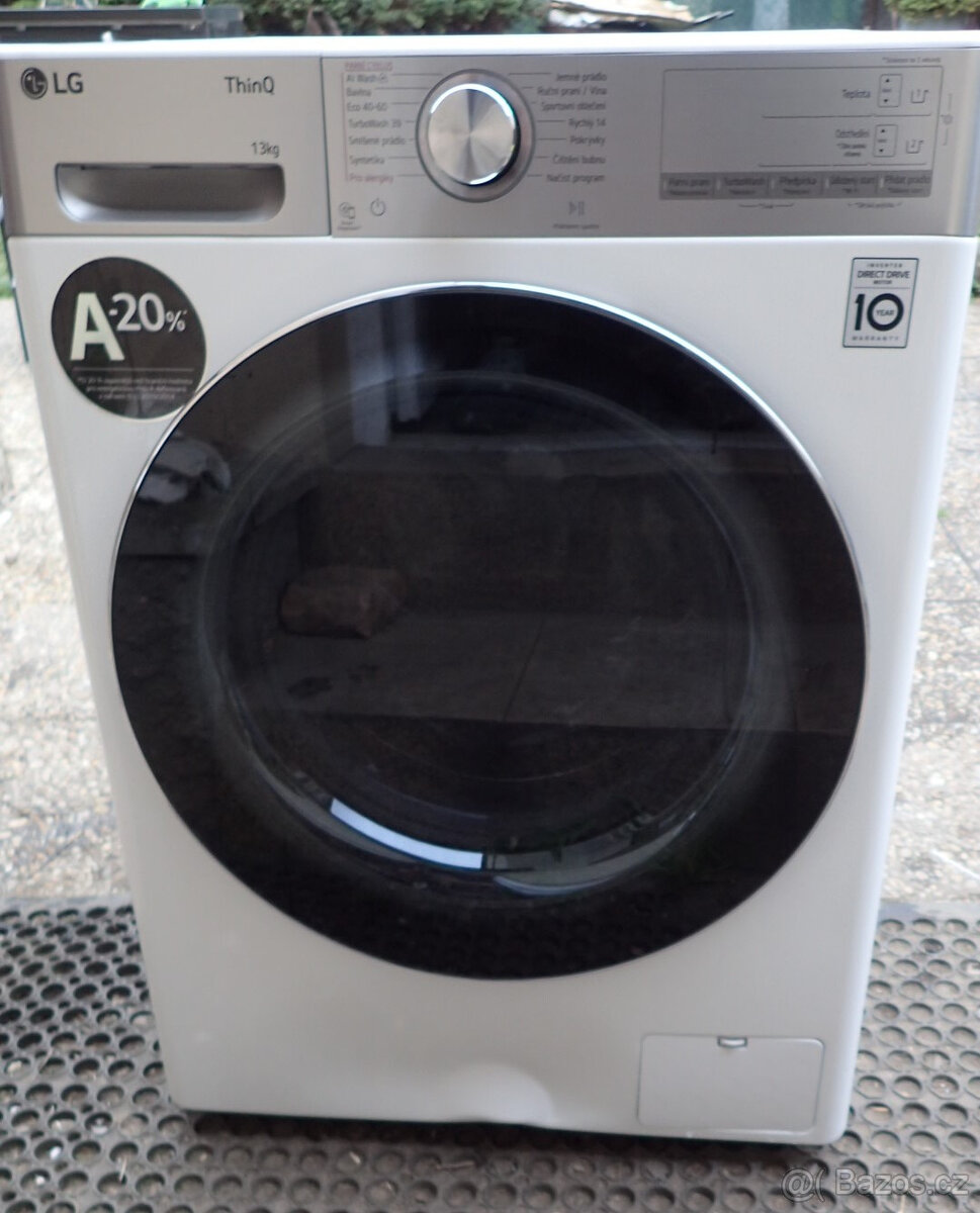 Parní Pračka LG FASR9A34WC třída A 13 kg čti...