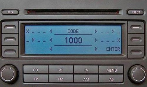 Zjištění kódu autorádia / PIN CODE