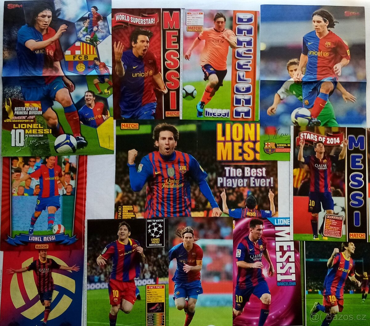 Messi - zbierka futbal. plagátov
