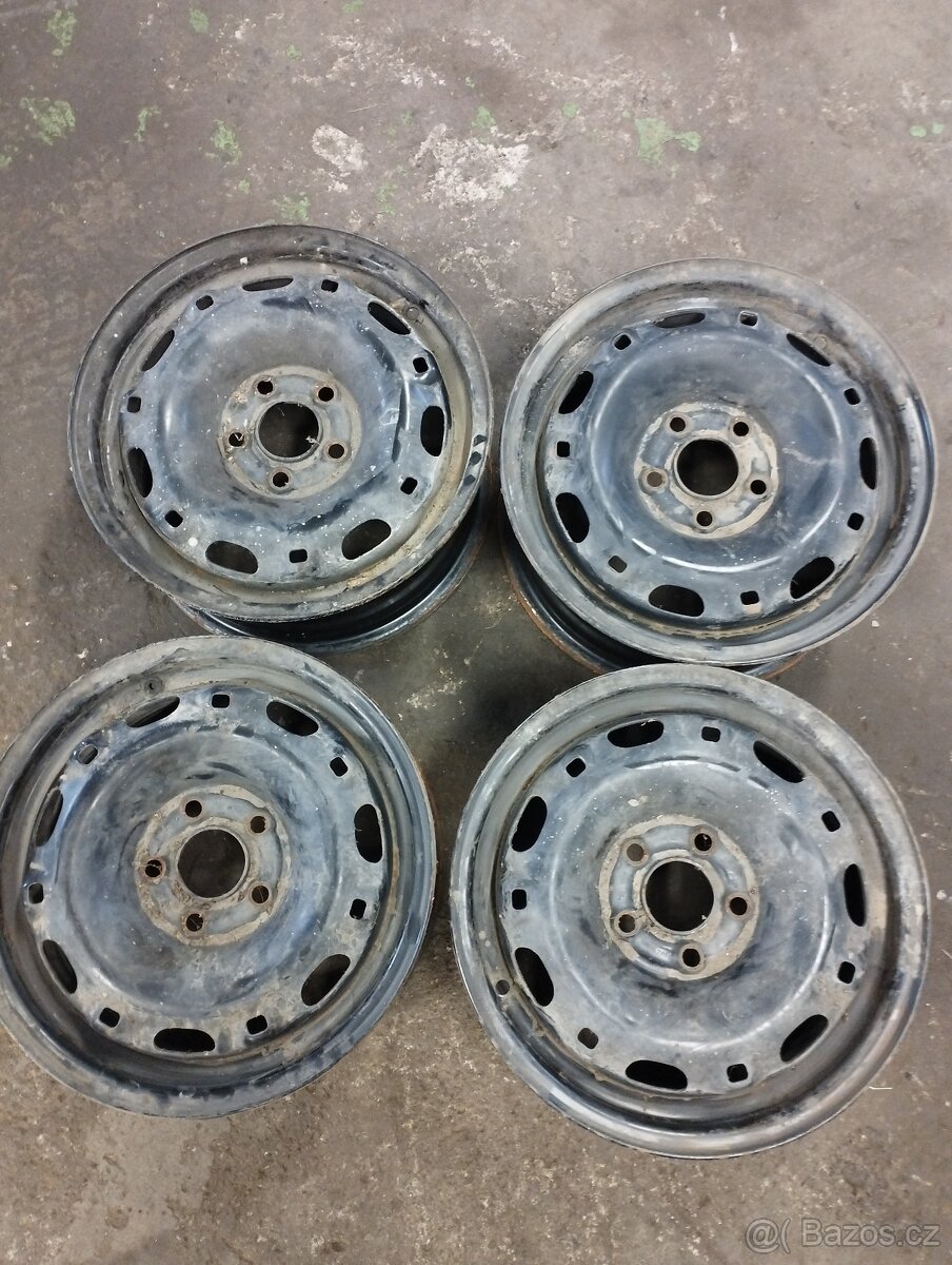 Plechové disky 5x100 r14