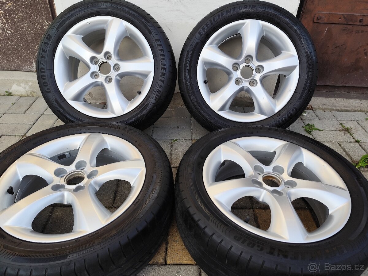ALU 5x100 r15 ŠKODA + LETNÍ PNEU