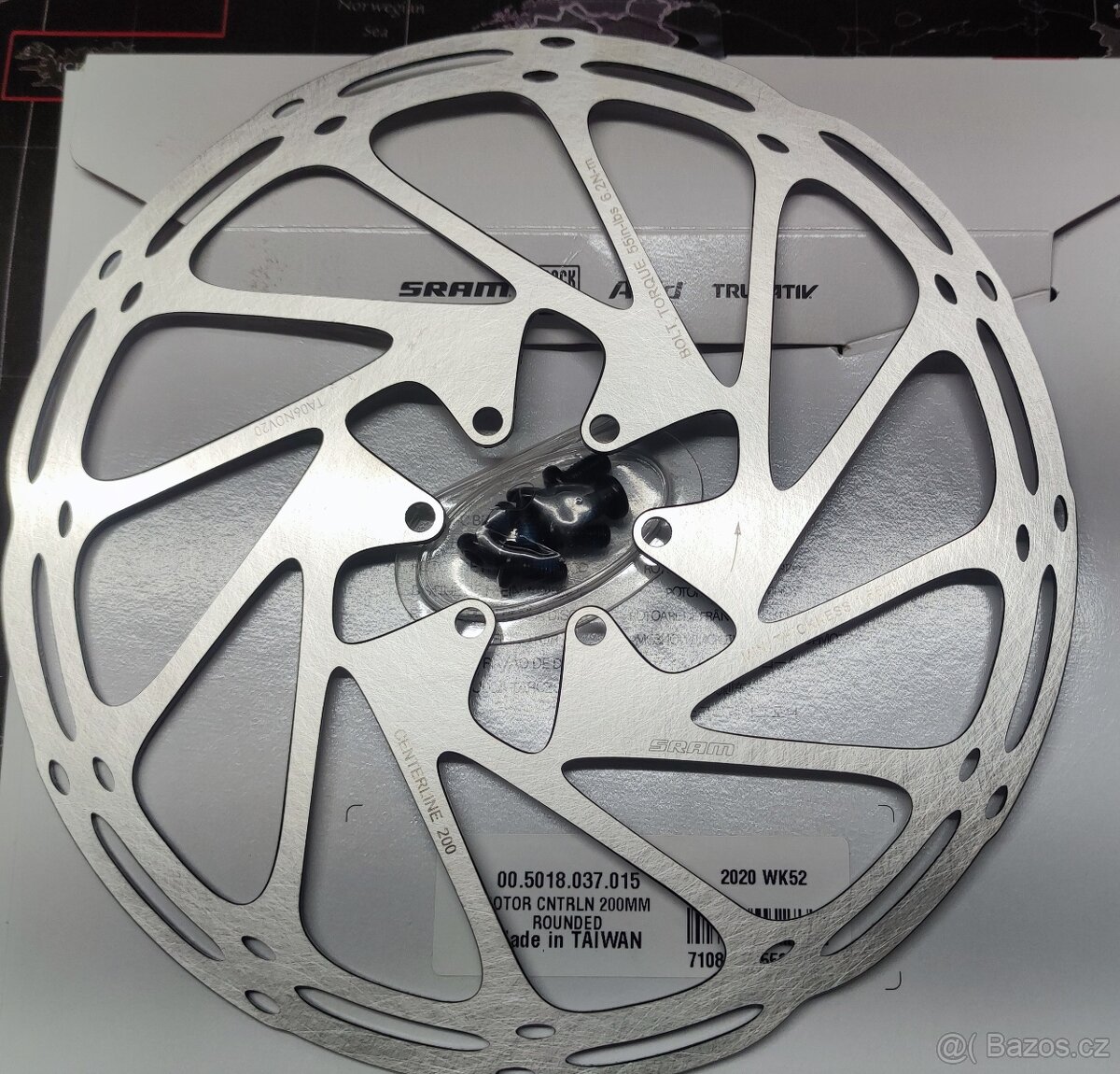 Kotouče SRAM, Shimano 203 / 180 / 160mm