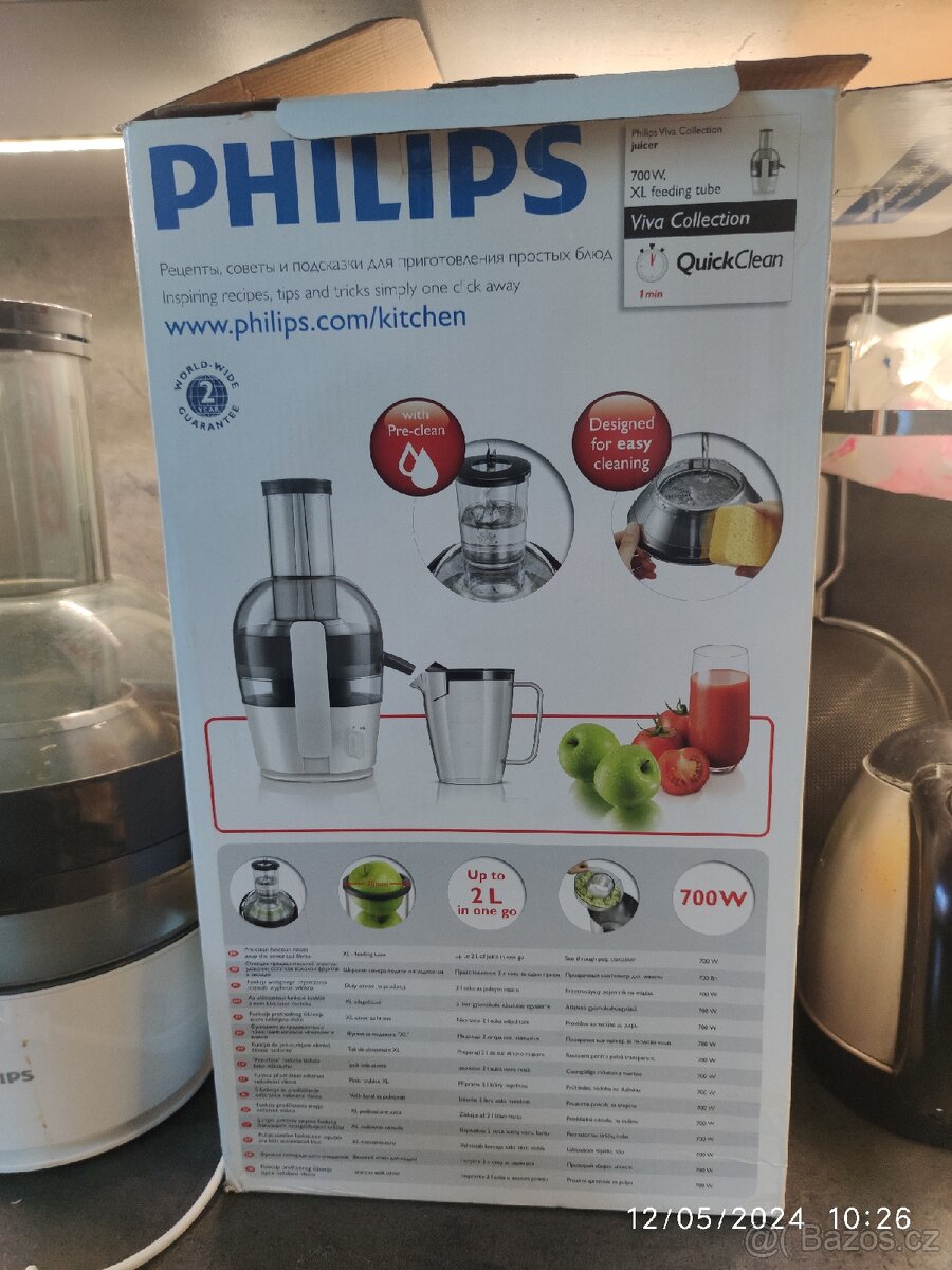 Prodam Odšťavňovač Philips. jako novy