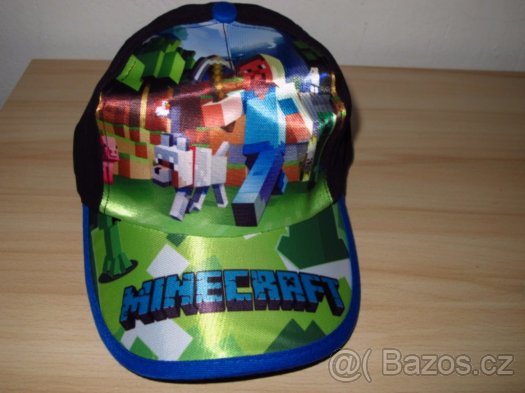 PARÁDNÍ KŠILTOVKY MINECRAFT 4 DRUHY
