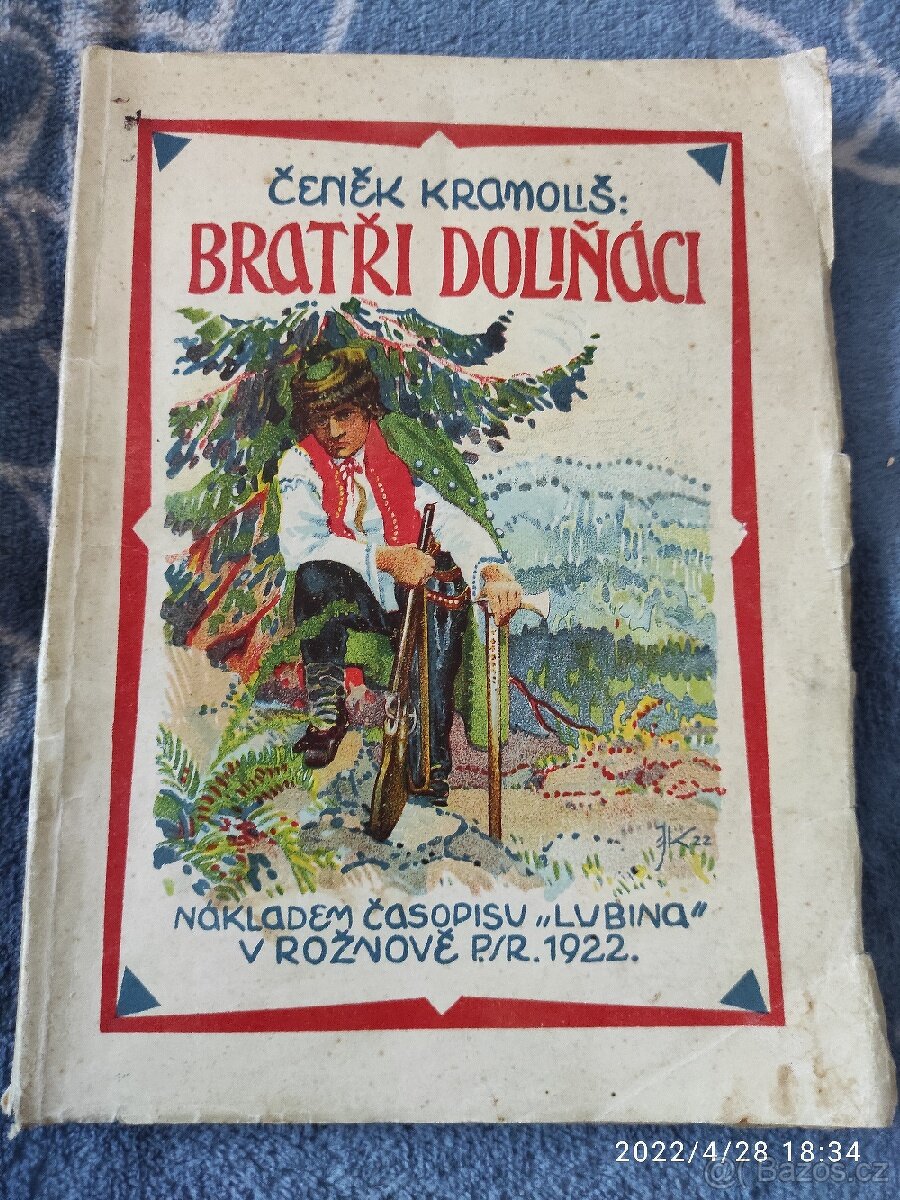 Prodám knihu Bratři Dolinaci od Čeněk Kramoliš 1922