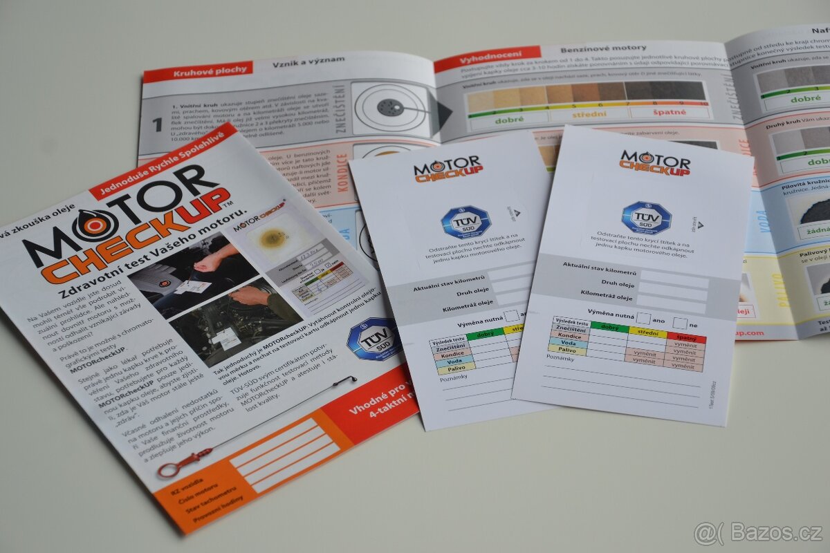 Test zdravotního stavu motoru MOTORcheckUP