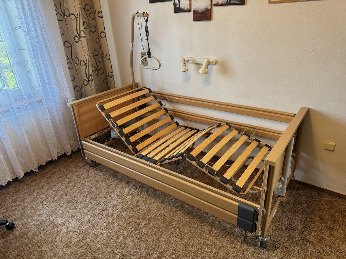 Elektrická polohovací postel Burmeier Dali IV v záruce