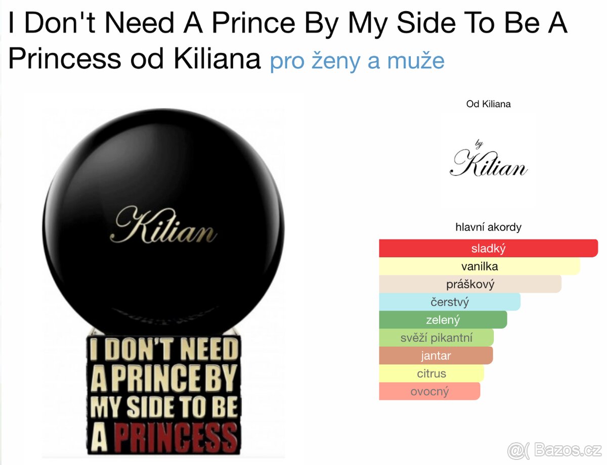 Kilian Princess EDP 100 ml – originální tester (97 %) – cena