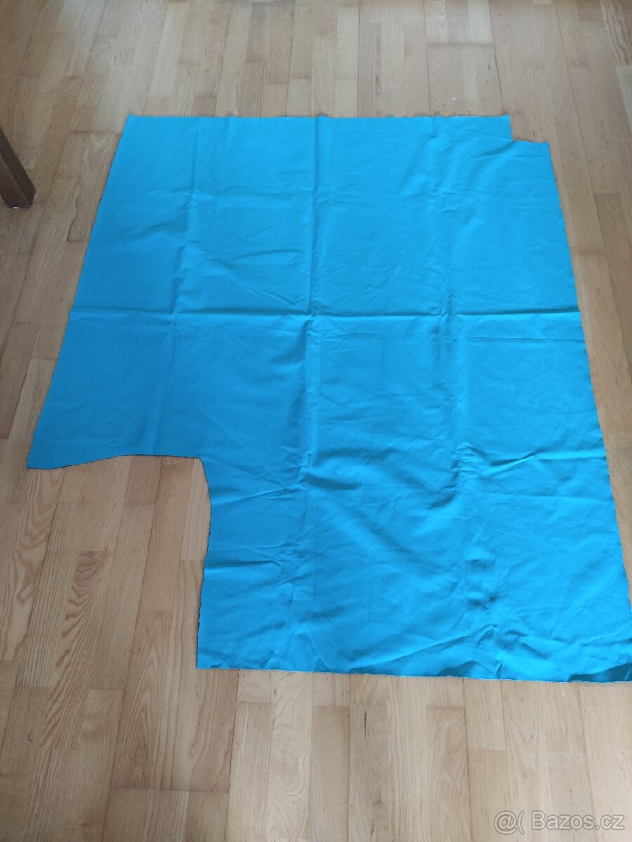 Softshell zimní metráž smaragdová