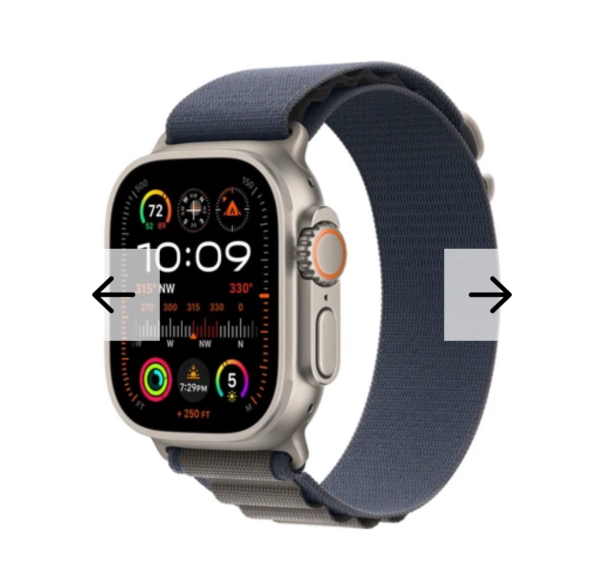 Apple Watch 49/45/44/42mm modrý Alpský tah vel. M