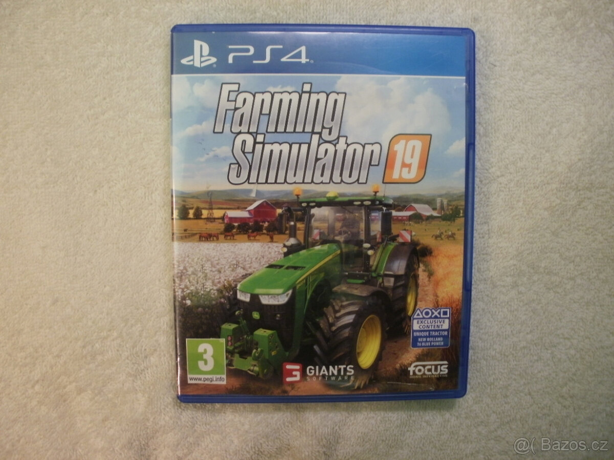 Hra na Playstation 4 - Ps 4 - Farming Simulator 19