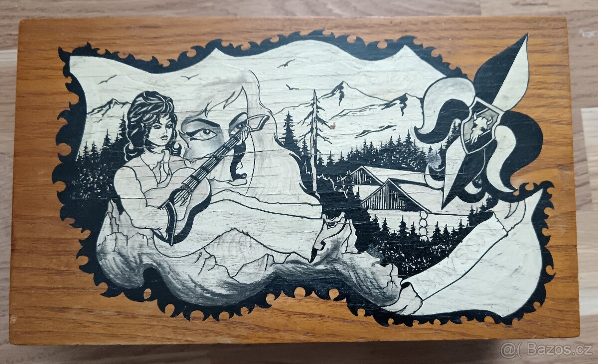 Stará, trampská krabička. Tramp - tramping.