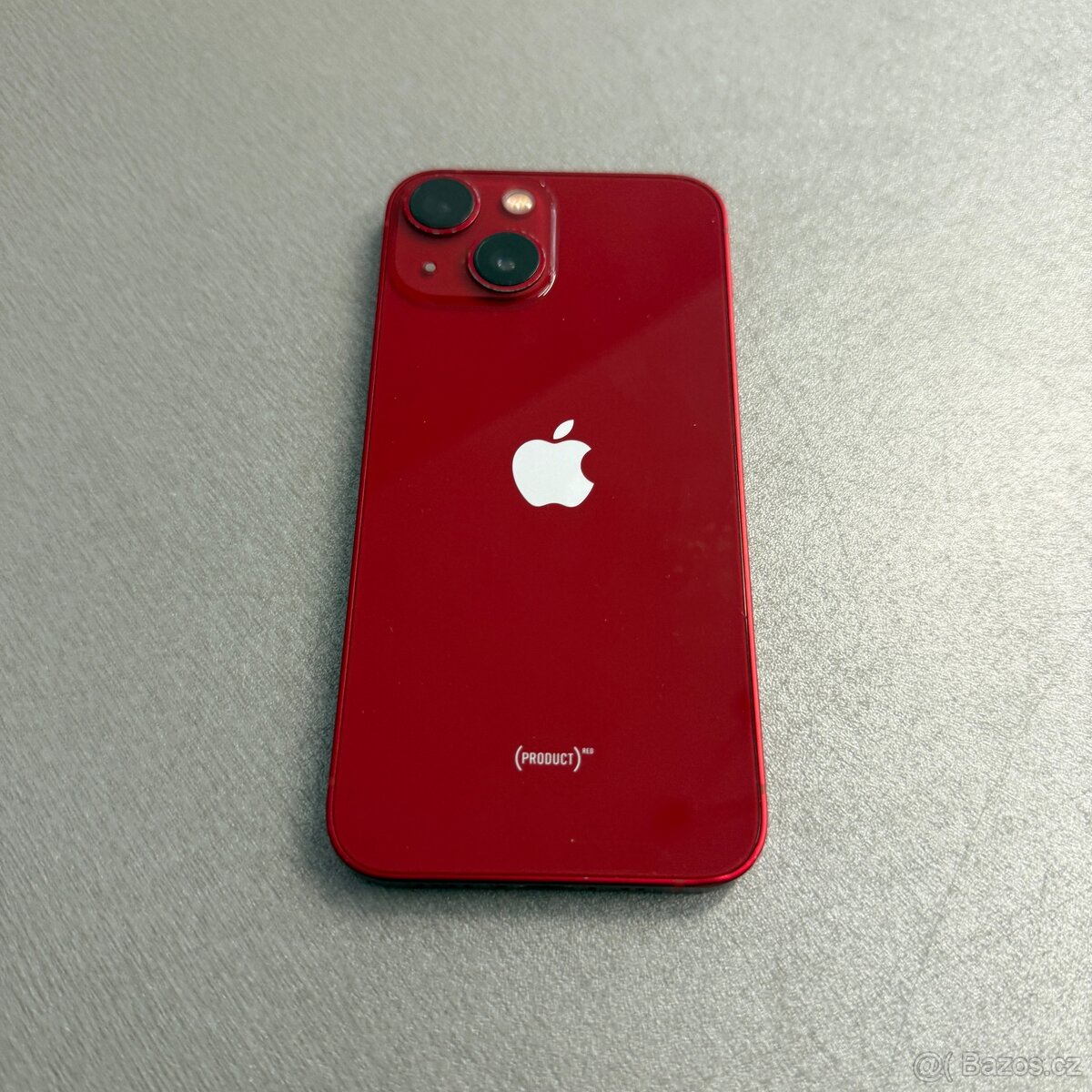iPhone 13 mini 128GB červený, pěkný stav, 12 měsíců záruka